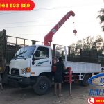 Xe tải Hyundai 110S 7 Tấn Gắn Cẩu UNIC UR-V344 3 Tấn 4 Khúc